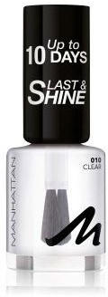 Manhattan Last & Shine lakier do paznokci 8 ml Nr. 010 - Clear