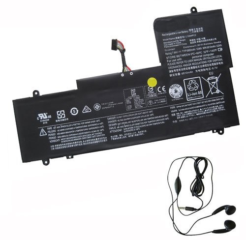 Amsahr amsahr l15 m4pc2  03 bateria zamienna do Lenovo l15 m4pc2, 5b10 K90802, l15l4pc2 (7.64 V, 53 WH) obejmują Stereo Słuchawki douszne Czarny L15M4PC2-03