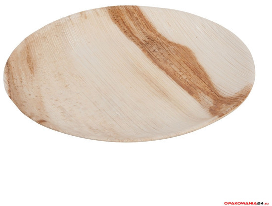 PAPSTAR Talerz z liści palmowych 23cm, Palmware_, płaski, op. 25 szt. DTW05380