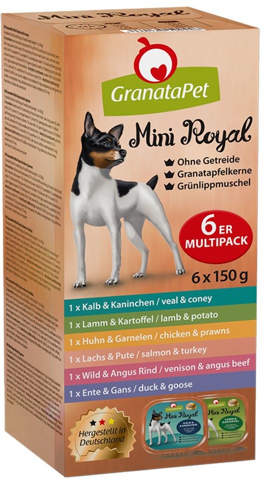 Granata Pet Pakiet mieszany Mini Royal, 6 x 150 g - 12 x 150 g