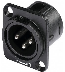 Hicon Złącze montażowe natablicowe XLR 3pin HI-X3DM-M 30200482