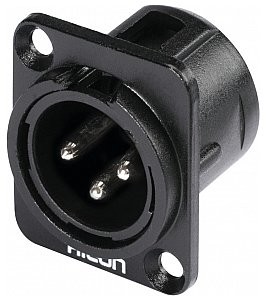 Hicon Złącze montażowe natablicowe XLR 3pin HI-X3DM-M 30200482
