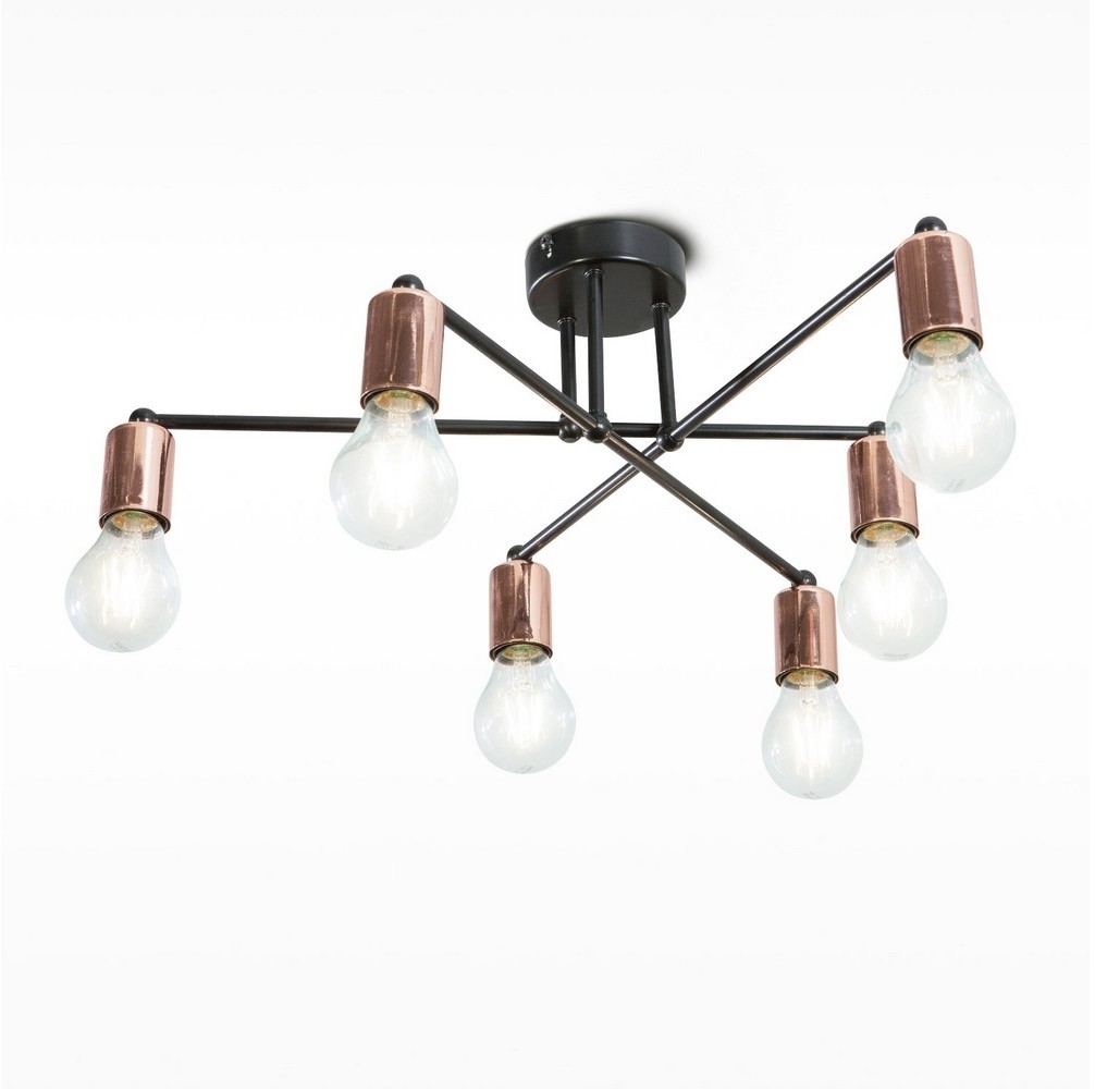 Light4home Żyrandol SOLIDO 6xE27/60W/230V