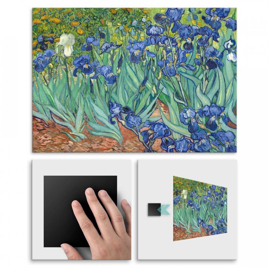 Pix4home Plakat metalowy Irises Vincent van Gogh L POS-L-02121