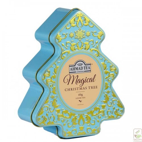Ahmad TEA Tea Magical Christmas Tree puszka 60g niebie AHM.CHR.TREE.60G.NIE