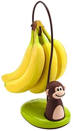Joie 77700 stojak bananowy Małpa, tworzywo sztuczne, brązowy, 12 x 10 x 11 cm. 77700