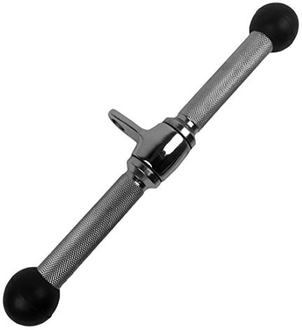 Tunturi triceps-/biceps drążek z krętlikiem 51 cm rękojeść, czarna, One Size 14TUSCL211