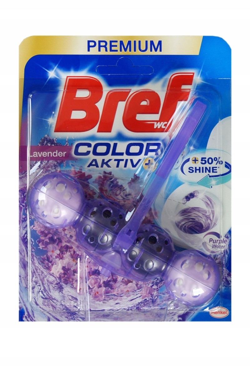 Bref Color aktiv Zawieszka do Wc Lavender 50g