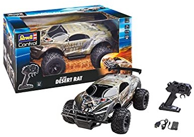 Revell Control 24442 RC Car Desert Rat zdalnie sterowany samochód, czarny/brązowy 24442