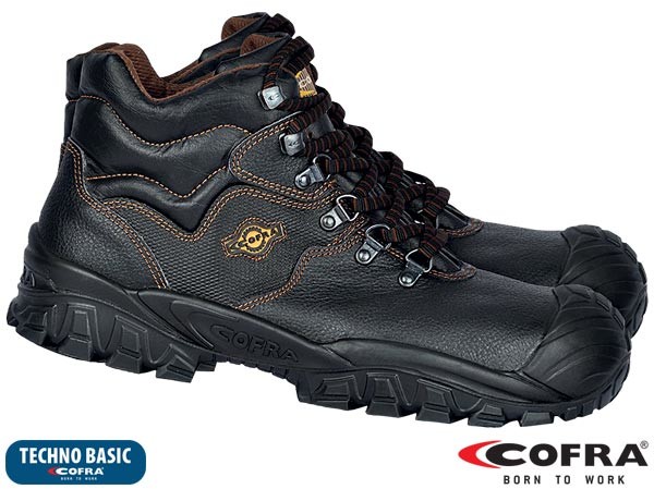 COFRA BRC-RENO S3 UK SRC - skórzane buty robocze typu Trzewik ze stalowym podnos