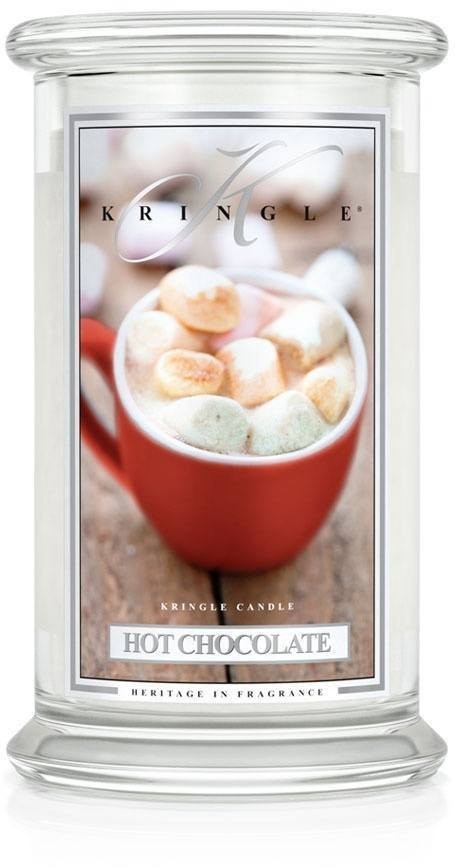 Kringle Candle Hot Chocolate, świeca zapachowa, duży słoik, 2 knoty