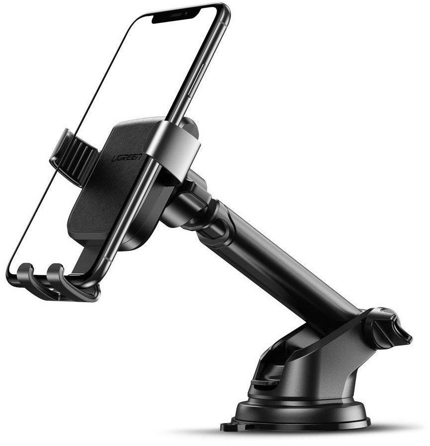 Ugreen Ugreen teleskopowy grawitacyjny uchwyt samochodowy na szybę deskę rozdzielczą czarny (60990) 60990