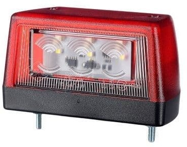 HORPOL SP J Lampa oświetlenia tablicy rejestracyjnej hor 79 ze światłem pozycyjnym tylnym diodowa 12/24v przewód 0,5 m) AMI-LTD 2111