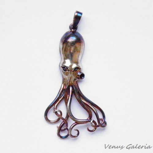 Wisiorek - Ośmiornica brąz 2080