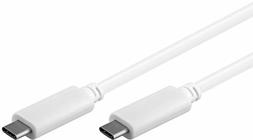 PremiumCord kabel USB 3.1 wtyczka C/wtyczka - USB 3.1 C/wtyczka, biała, 1 m ku31cc1w
