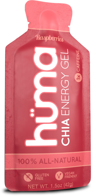 Huma HUMA CHIA ENERGY GEL ŻEL ENERGETYCZNY CHIA I MALINA Z KOFEINĄ