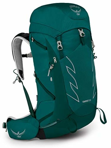 Osprey Europe Tempest 30 damski plecak turystyczny, Jasper Green, WM/L, Plecak 10002735