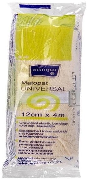 Matopat Bandaż UNIVERSAL niejałowy - 4m x 12cm 1szt.