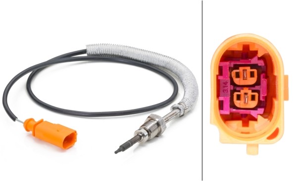 HELLA czujnik, temperatura spalin 6PT 014 494-051 6PT 014 494-051