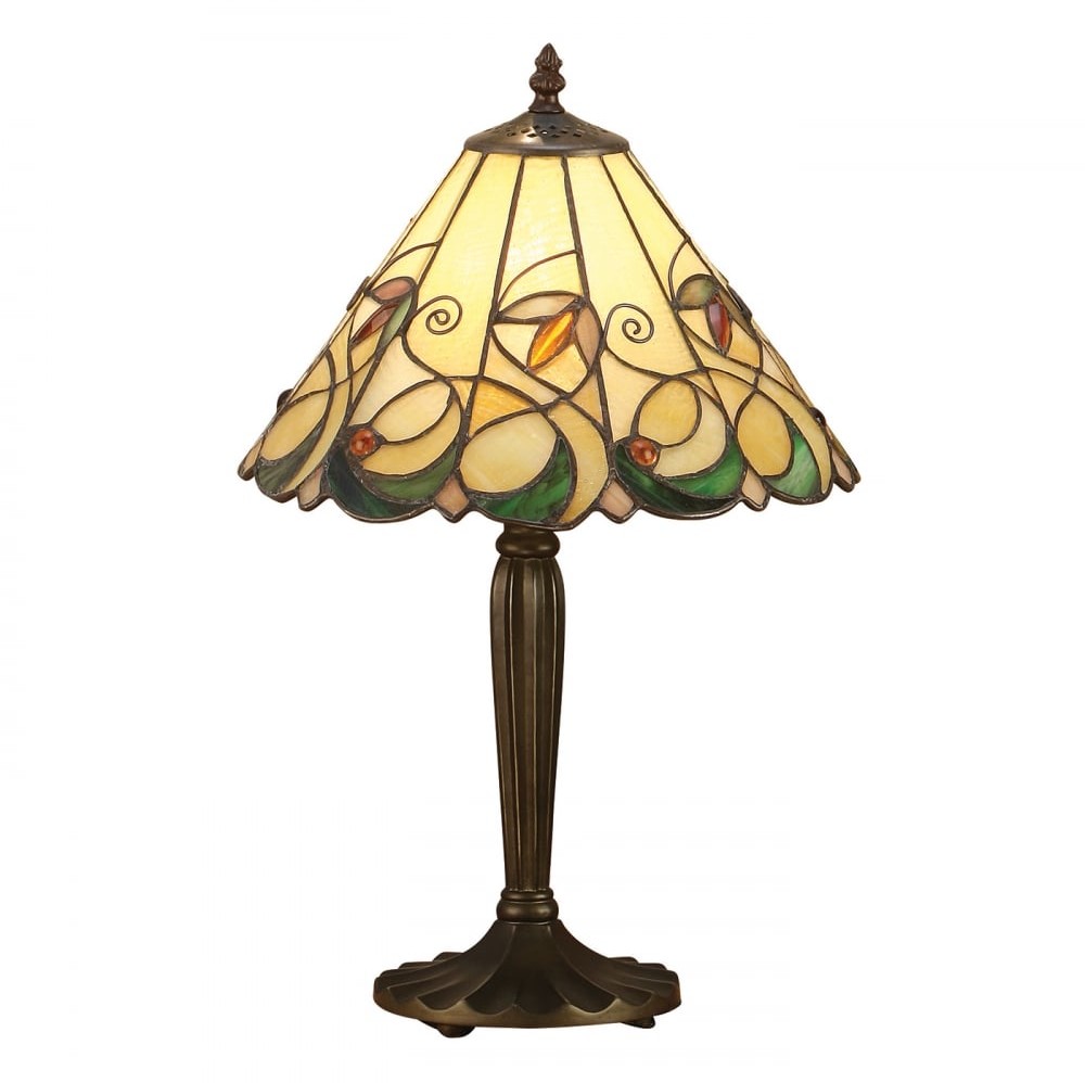 Interiors Lampa stołowa TIFFANY JAMELIA 64195 INTERIORS 64195/INT/CUBI