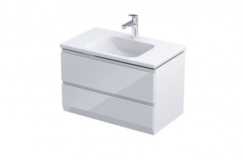 Oristo BRYLANT UNI szafka podumywalkowa 80 cm, biały połysk - OR36-SD2S-80-1-V3 OR36-SD2S-80-1-V3