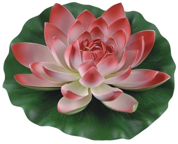 Greenmill Lilia wodna z gąbki  fi 28 cm czerwona