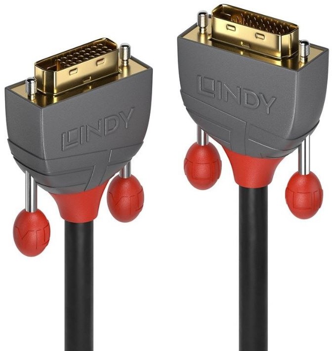 Lindy 36220 Kabel DVI-D Dual Link Anthra Line 0,5m LY-36220
