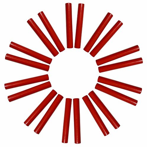 A-Star A-Star Drewniane czerwone jaskinie, 14 cm - Ręczne patyczki rytmowe, instrument edukacyjny perkusyjny - opakowanie 10 par AP4102RDPK