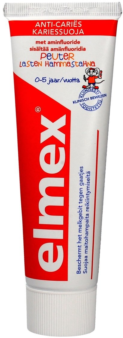 Elmex pasta do zębów dla dzieci 1-6 lat, 75 ml