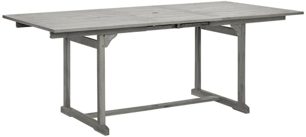 vidaXL Ogrodowy stół jadalniany 150 200)x100x75 cm drewno akacjowe