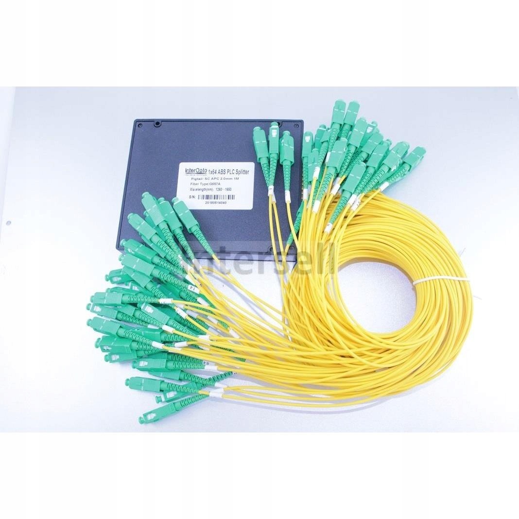 Splitter Plc 1:64 obudowa Abs - Sc/apc, 2.0mm, 1m