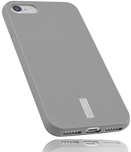 mumbi telefon komórkowy pokrowiec ochronny na telefon komórkowy iPhone 7 jasny szary 23057-Apple iPhone 7 4.7 Zoll
