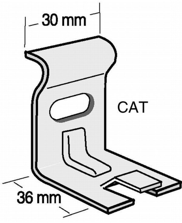 Legrand Cat30pg - snap-in wall hanger support 586050
