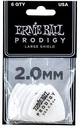 Ernie Ball Plettri 9338 Plettri Prodigy Large White 2,0Mm P09338