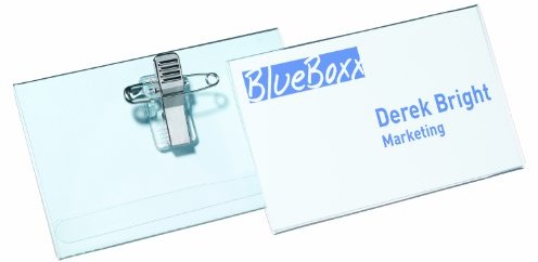 Durable identyfikator, z zaciskiem uniwersalnym, 54 x 90 mm, 50 sztuk 814519