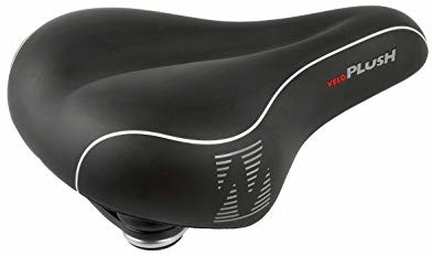 Velo Plush Elasto MF siodełko rowerowe, czarne 12503521