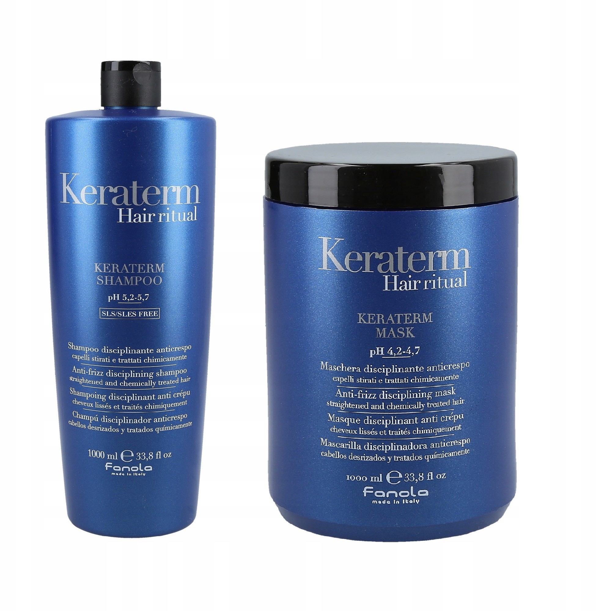 Fanola Zestaw Do Włosów Z Keratyną Szampon + Maska