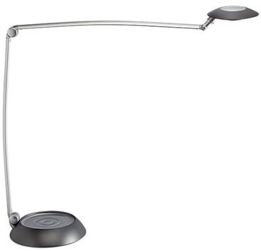 MAUL Lampka LED na biurko MAULspace, 8W, ze ściemniaczem, srebrna M8202195