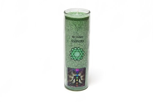 Find Something Different Czakra świeca zapachowa Zielony 4. (anahata) 900634