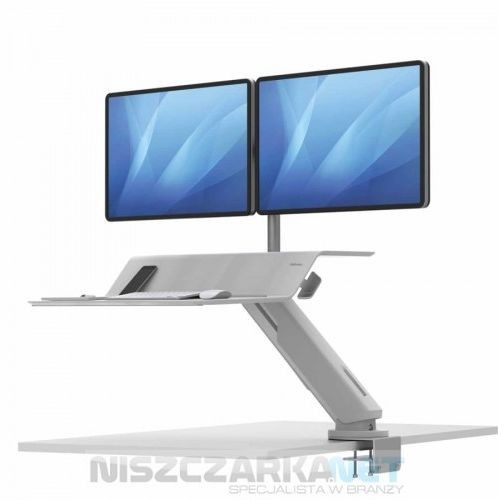 Fellowes Stanowisko do pracy Sit-Stand Lotus  RT - białe na 2 monitory