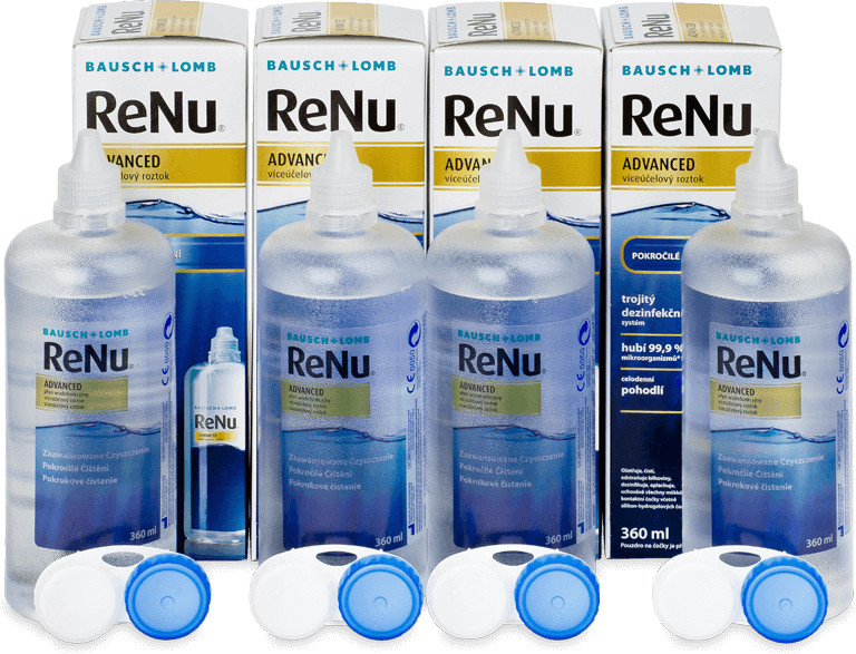 Bausch&Lomb amp Lomb Płyn ReNu Advanced 4x 360 ml