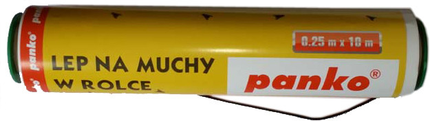 Lep Na Muchy W Rolce Łapacz owadów much 10m Lepy