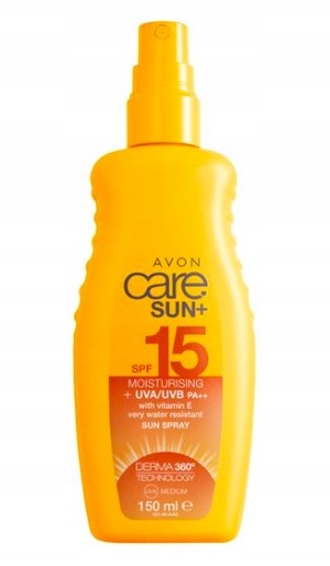 Avon Sun+ Ochronne Mleczko W Spray SPF15 B&y