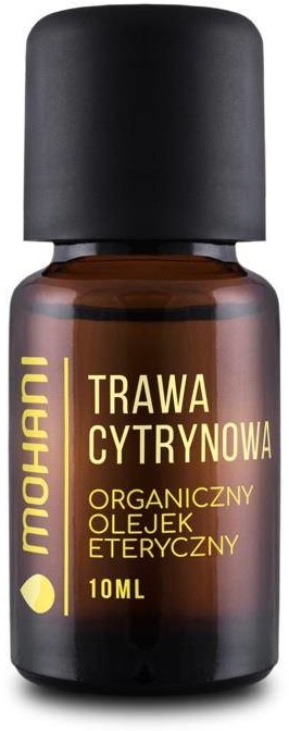 MOHANI Organiczny olejek eteryczny Trawa Cytrynowa 10ml 108646-uniw