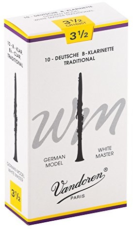 VANDOREN vandoren liście B-klarnet niemiecki 3,5 White Master Traditional CR1635T