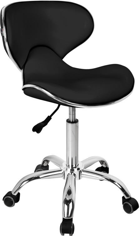 ACTIVESHOP GABBIANO Taboret Kosmetyczny Q-4599 Czarny 10003_111138