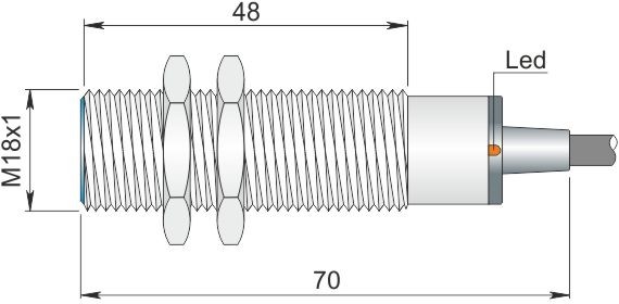 ORNO indukcyjny 18 mm SI18-A5 NC LC10 I18000151