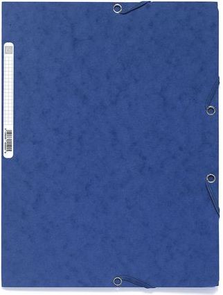 Exacompta Exacompta Teczka Premium A4 plus 3-skrzydłowa z gumką niebieski EXC131