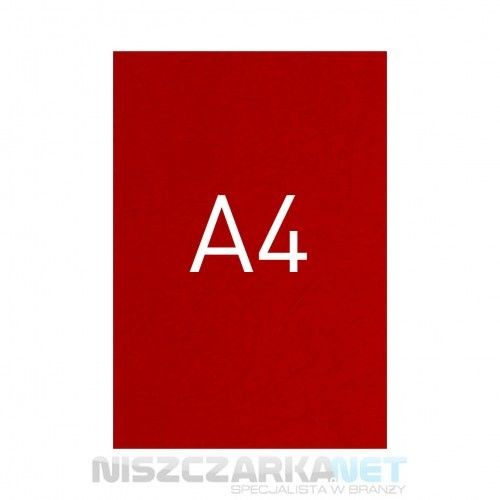 Opus Okładka kartonowa o fakturze skóry - O.UNIVERSAL - 297 x 210 mm (A4) - 100 arkuszy - czerwony