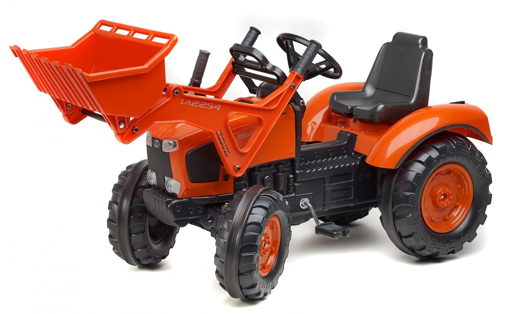 Falk traktor Kubota z przednią łopatą